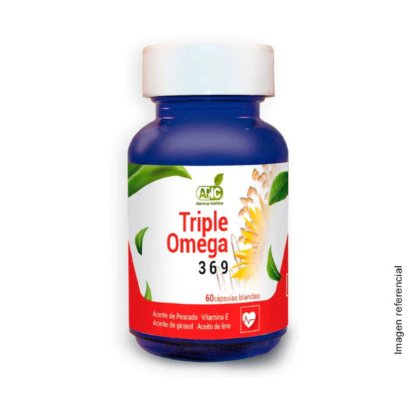 Triple omega 60 cápsulas blandas