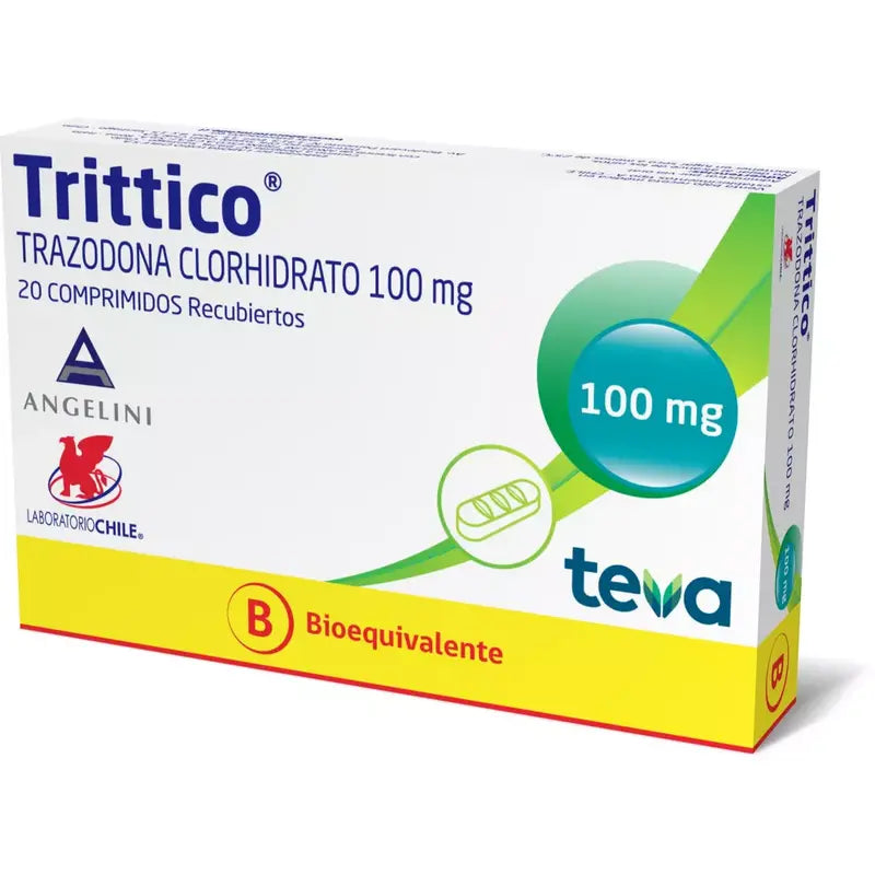 Trittico 100mg 20 Comprimidos recubiertos
