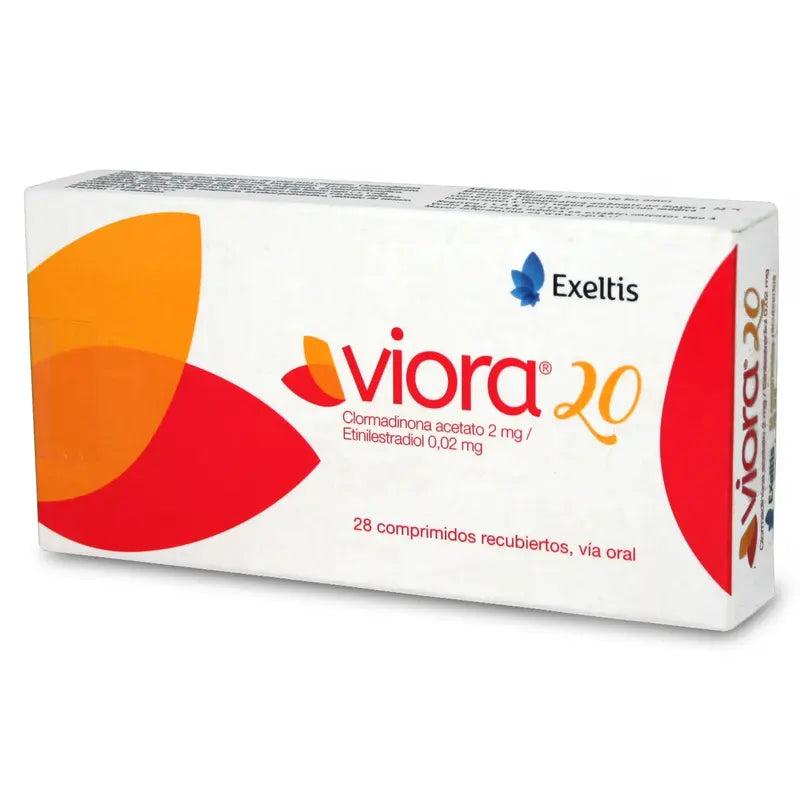 Viora 20 28 comprimidos recubiertos