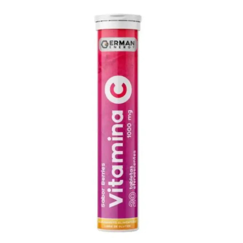 Vitamina C 1000mg Sabor Berries 20 Tabletas Efervescente