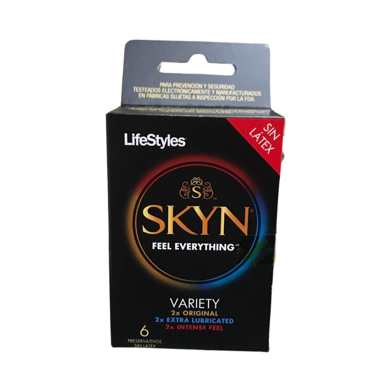 LifeStyle skyn 6 preservativos intense feel Everything Variety Sin Latex