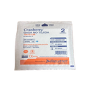 Gasa no tejida esteril 10x10cm 2 unidades por sobre 4 pliegues cranberry