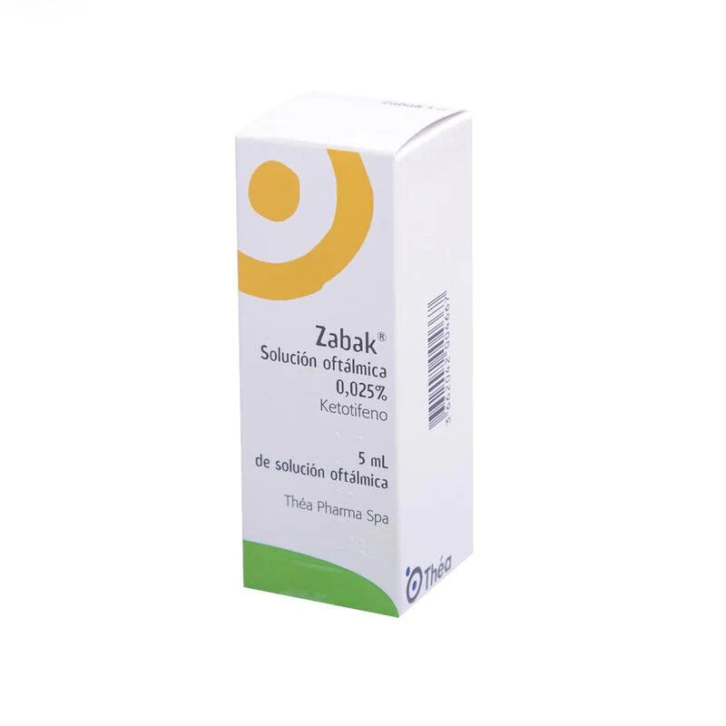 Zabak 0,025% 5ml Solución oftalmológica