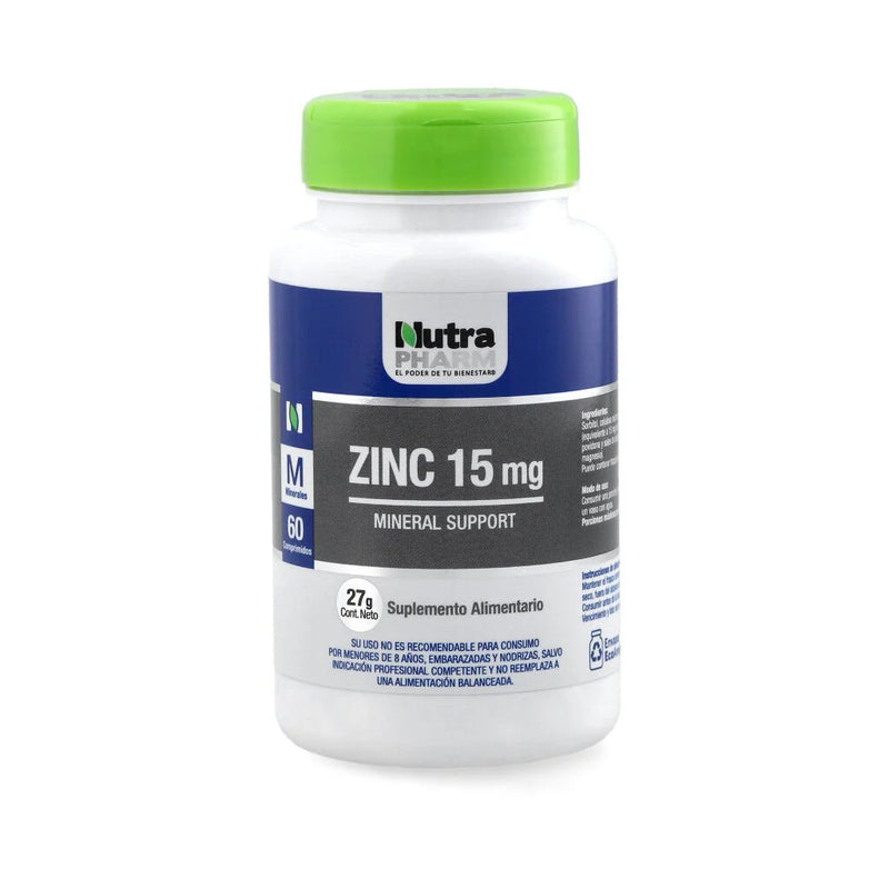 Zinc 15 mg 60 comprimidos