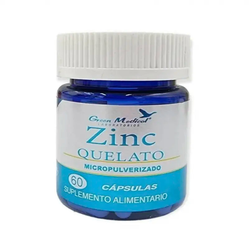 Zinc Quelato x 60 Capsulas  Green Medical