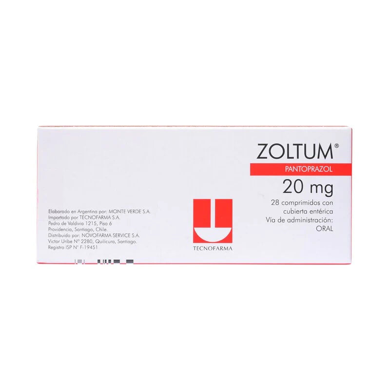 Zoltum 20mg 28 Comprimidos