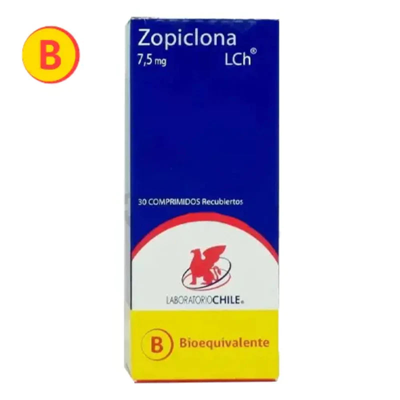 Zopiclona 7,5 mg 30 comprimidos recubiertos