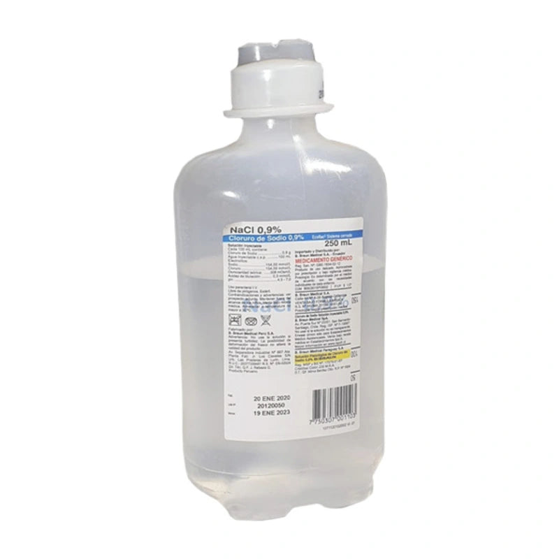 Cloruro de Sodio 0,9 % 250 mL