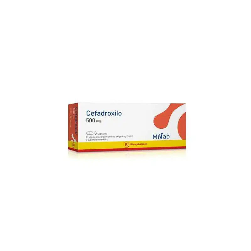 Cefadroxilo 500 mg 8 cápsulas