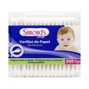 Cotonitos Algodón Simond's 200 Unidades