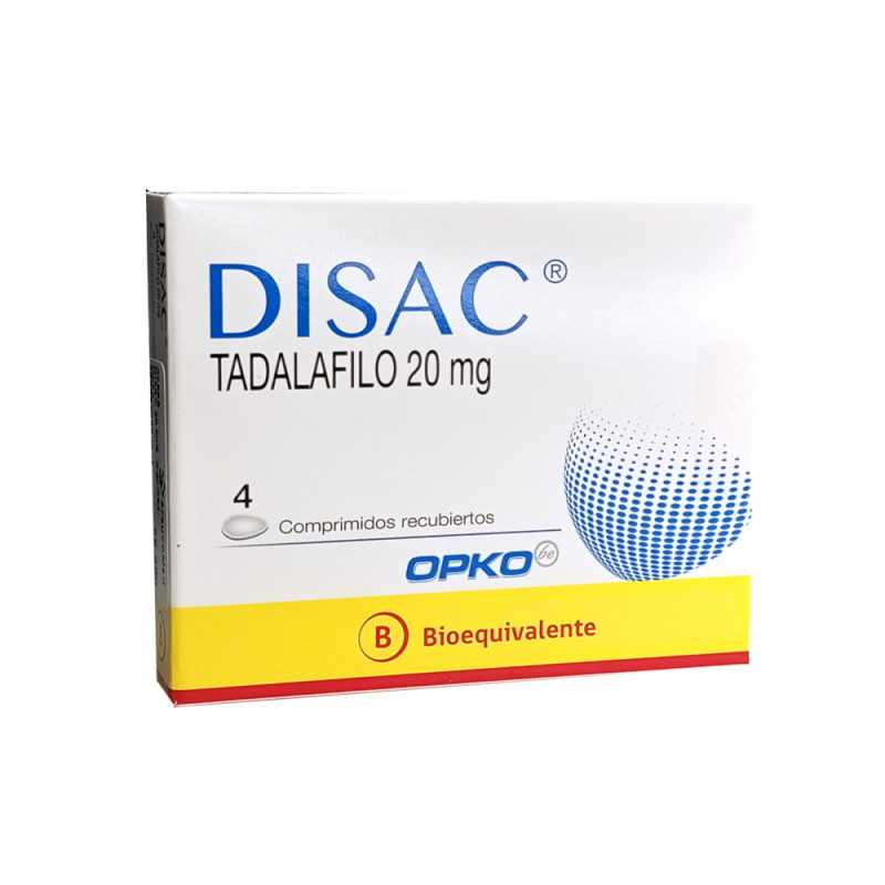 Disac Log Disac 20mg 4 comprimidos recubiertos