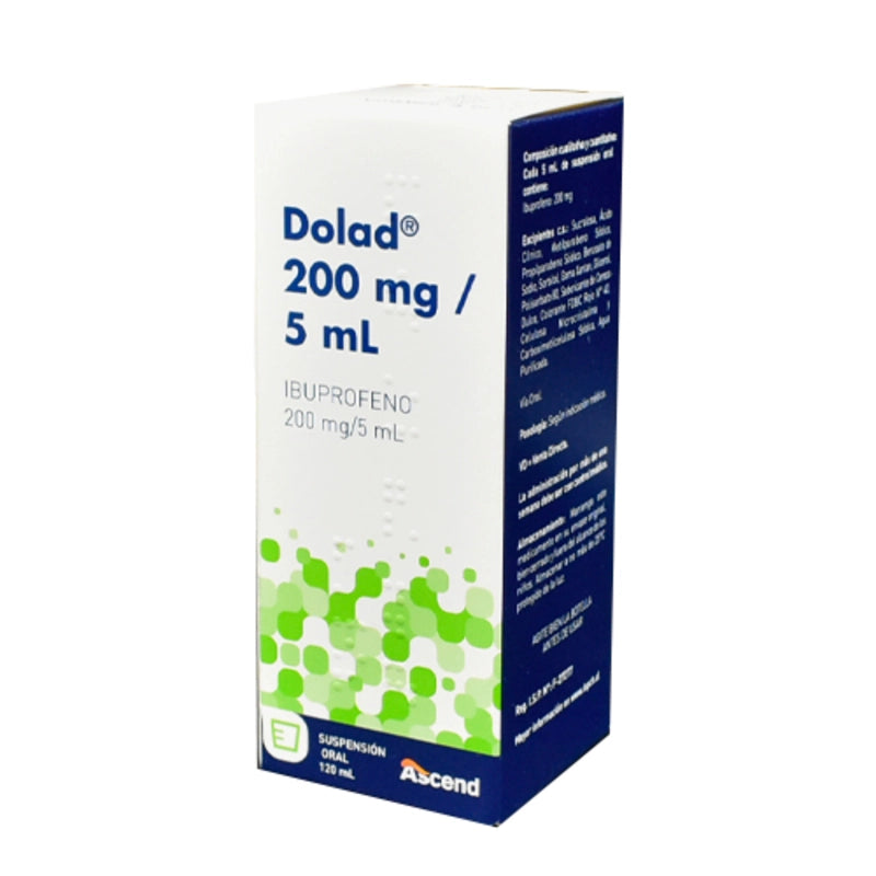 Dolad 200 mg/ 5ml Suspensión Oral 120 ml