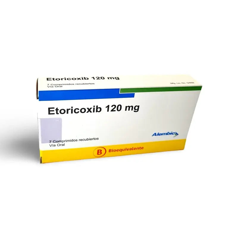 Etoricoxib 120 mg 7 comprimidos recubiertos