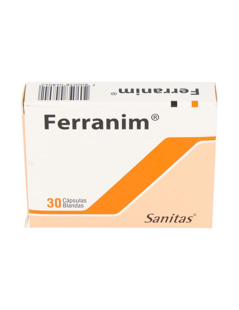 Ferranim 30 Cápsulas Blandas
