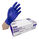 Guante Examen De Nitrilo 100 Guantes Color Azul Cobalto Talla M