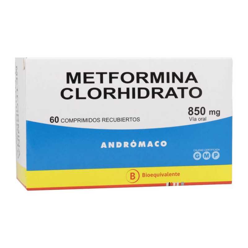 Metformina 850mg 60 Comprimidos recubiertos