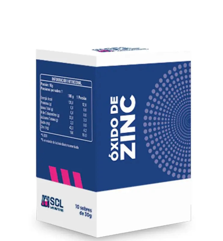 Óxido De Zinc 1 sobre de 10 g
