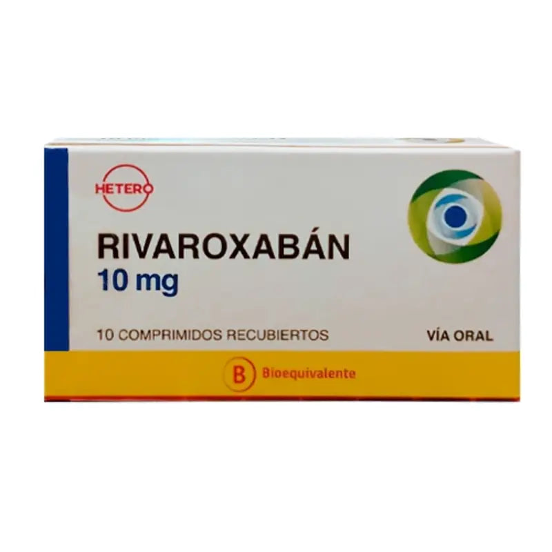 Rivaroxaban 10 mg 10 Comprimidos