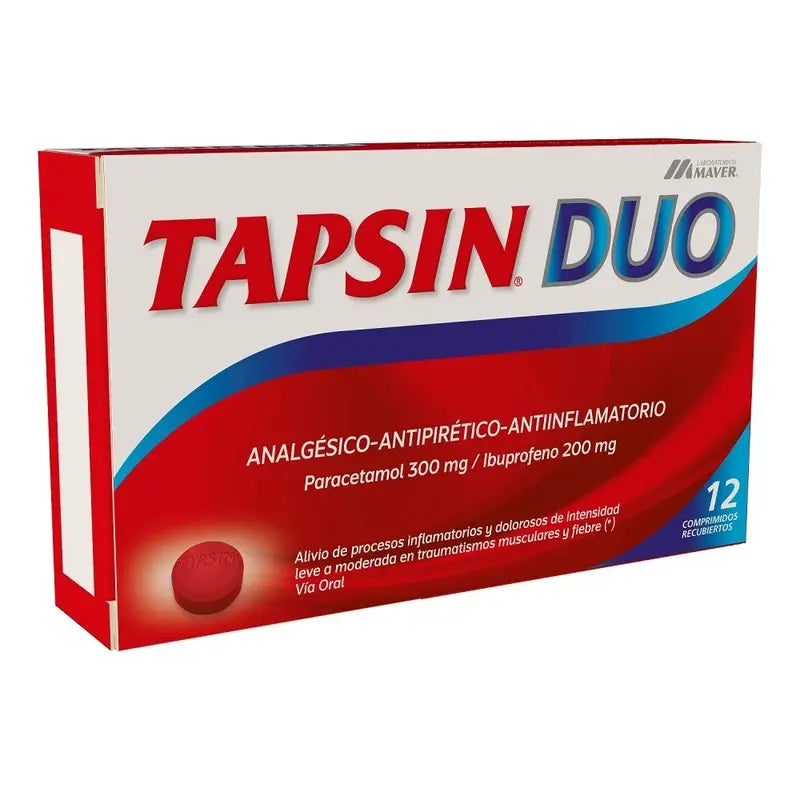 Tapsin Duo 12 Comprimidos