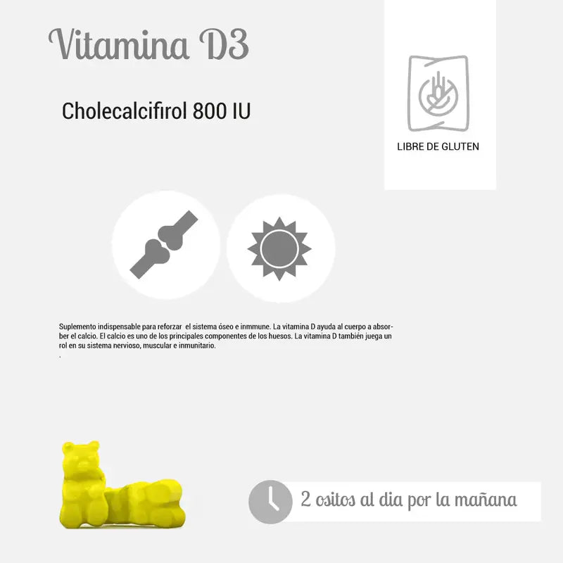 Vitamina D3 60 Gomitas
