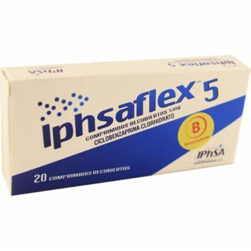 Iphsaflex 5 5mg 20 Comprimidos recubiertos