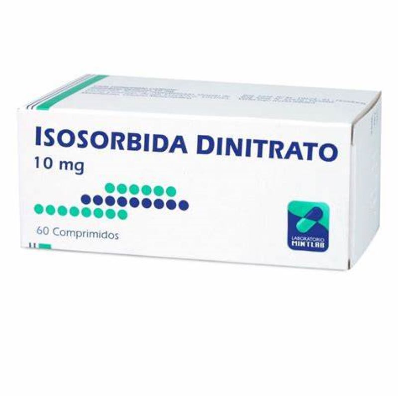 Isosorbida Dinitrato 10mg 60 Comprimidos