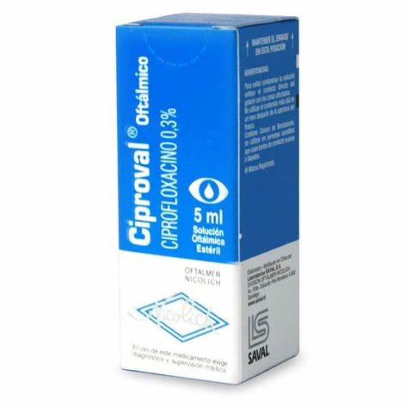 Ciproval Oftálmico 0,3% 5ml