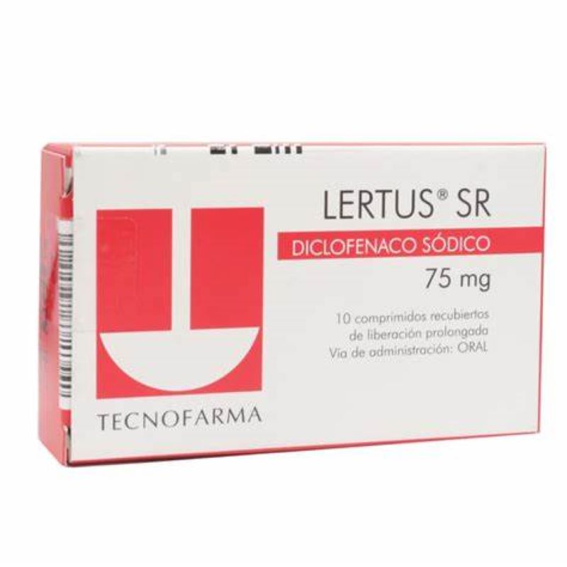 Lertus SR 75mg 10 Comprimidos de liberación prolongada
