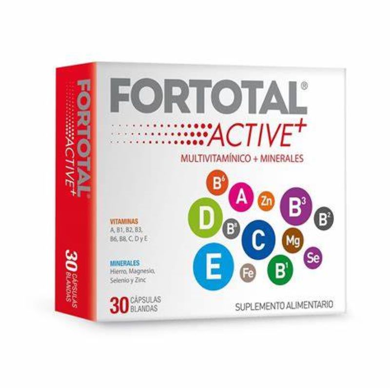 Fortotal Active Multivitamínico + Minerales 30 Cápsulas Blandas