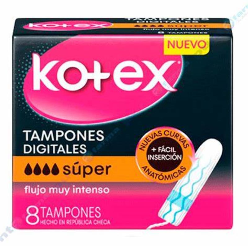 Tampones Kotex Súper 8 unidades
