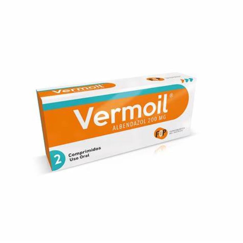 Vermoil 200mg 2 Comprimidos