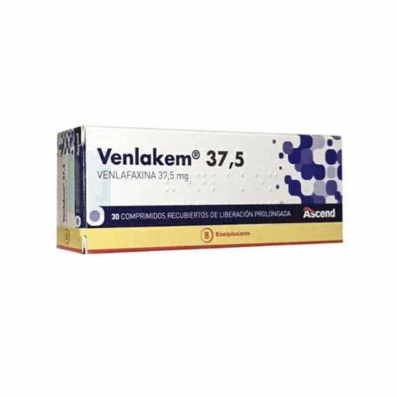 Venlakem 37,5mg 30 Comprimidos recubiertos