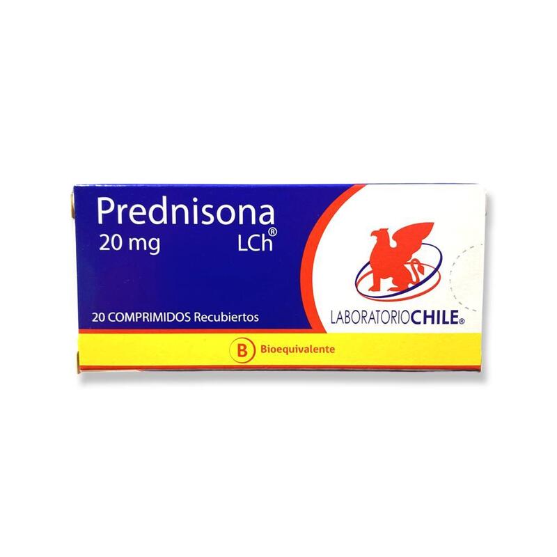 Prednisona 20mg 20 Comprimidos recubiertos