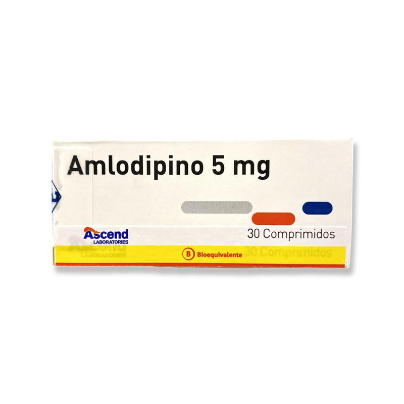 Amlodipino 5mg 30 Comprimidos