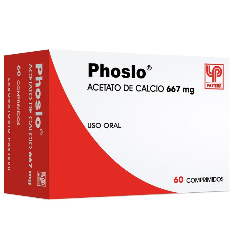 Phoslo 667mg 60 Comprimidos