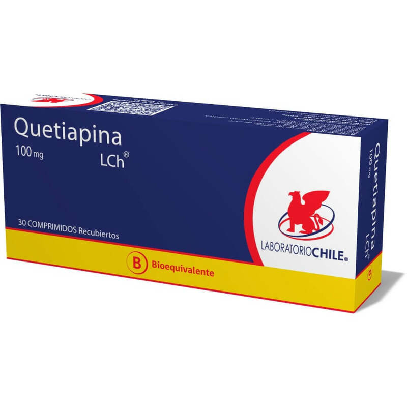 Quetiapina 100mg 30 Comprimidos recubiertos