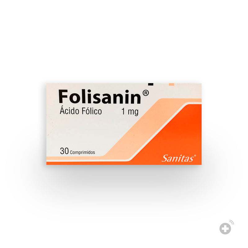 Folisanin 1mg 30 Comprimidos