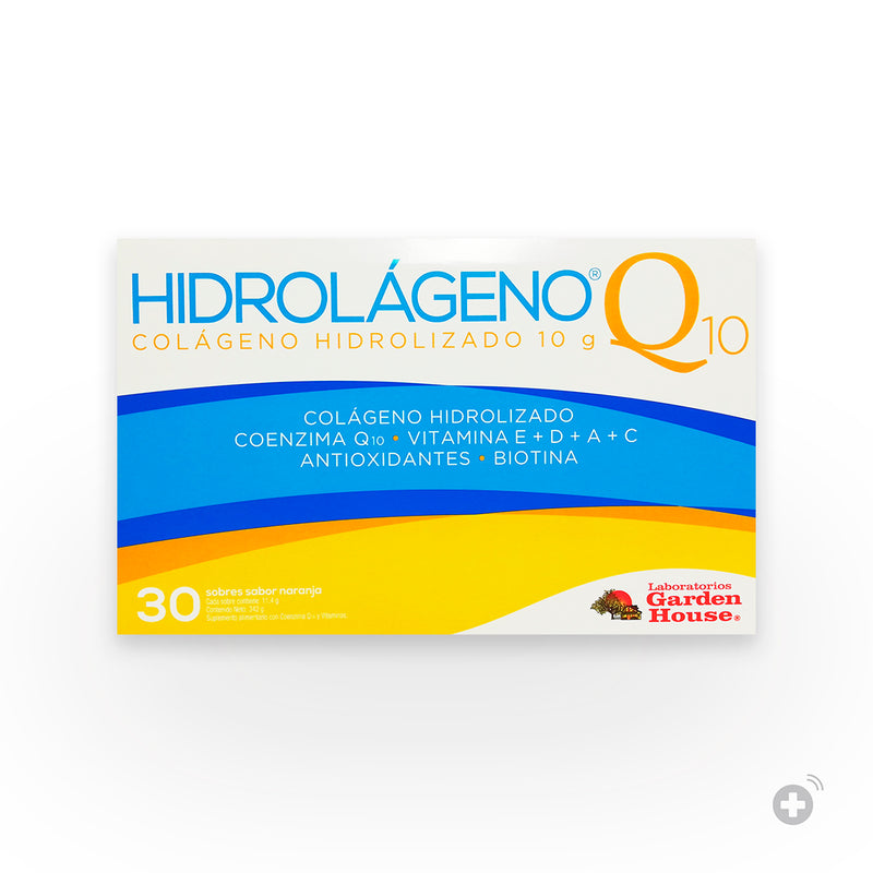 Hidrolágeno Q10 30 Sobres sabor naranja