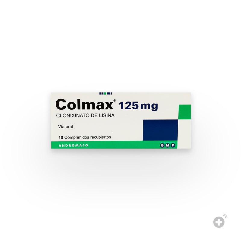 Colmax 125mg 10 Comprimidos