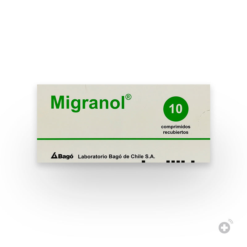 Migranol 10 Comprimidos recubiertos