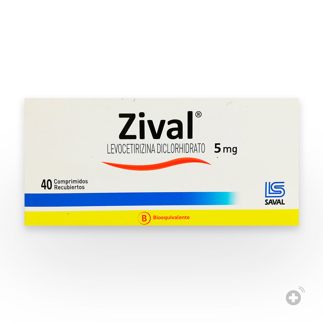 Zivel Compression Zival 5mg 40 Comprimidos recubiertos