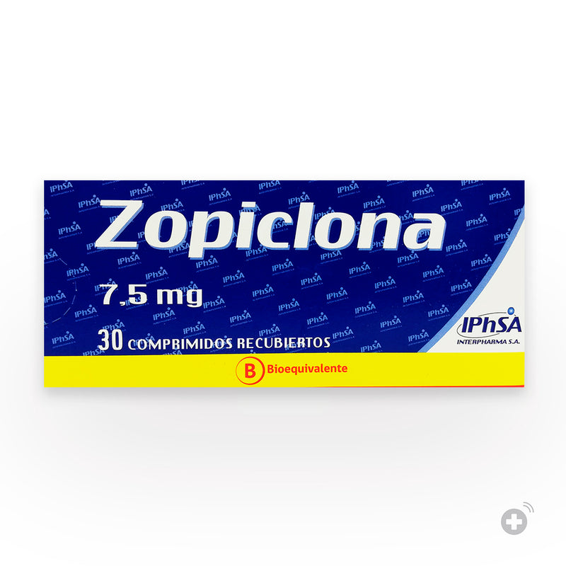 Zopiclona 7,5mg 30 Comprimidos recubiertos