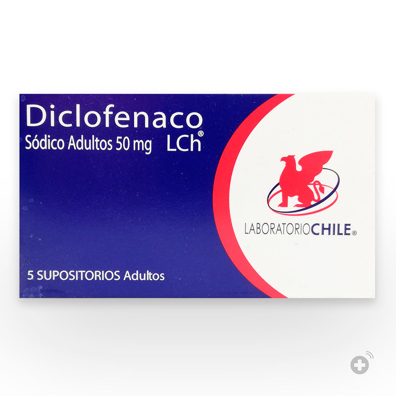 Diclofenaco Supositorio Adulto 50mg 5 Supositorios