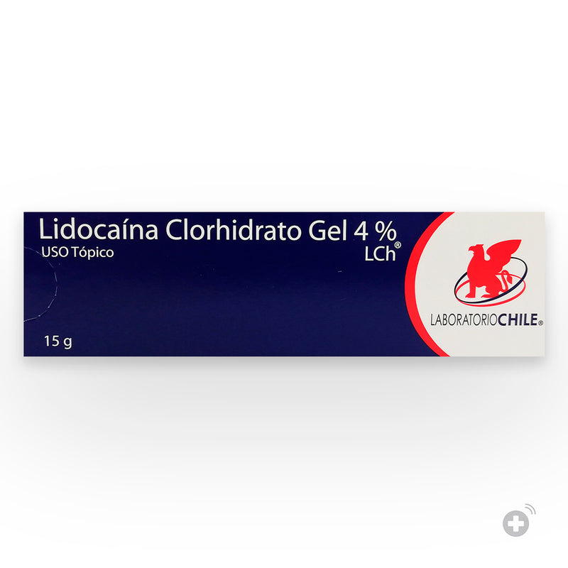Lidocaina  Clorhidrato 4% Gel Uso Tópico 15 gr