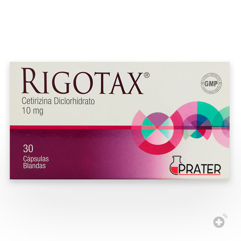 Rigotax 10mg 30 Cápsulas blandas