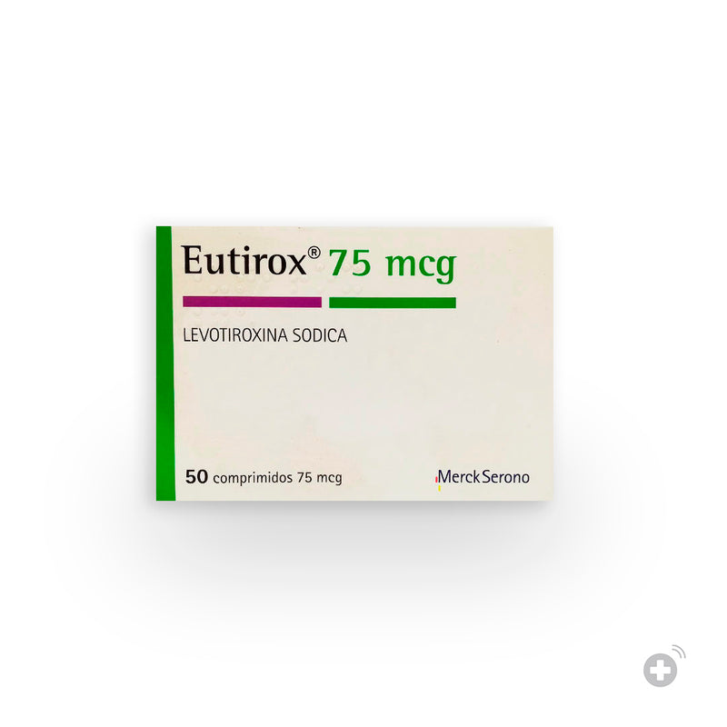 Eutirox 75mcg 50 Comprimidos