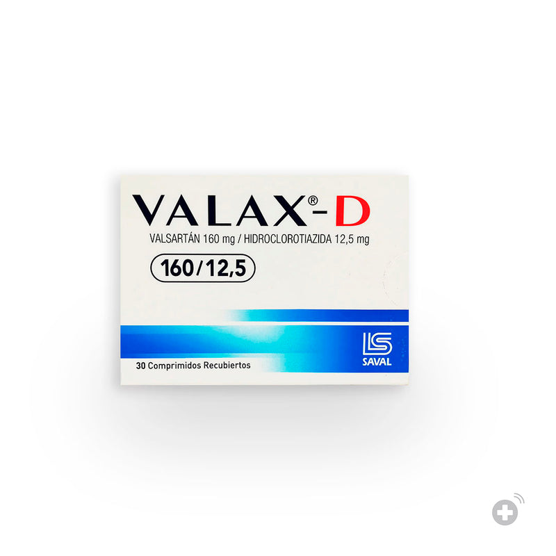 Valax-D 160mg/12,5mg 30 Comprimidos