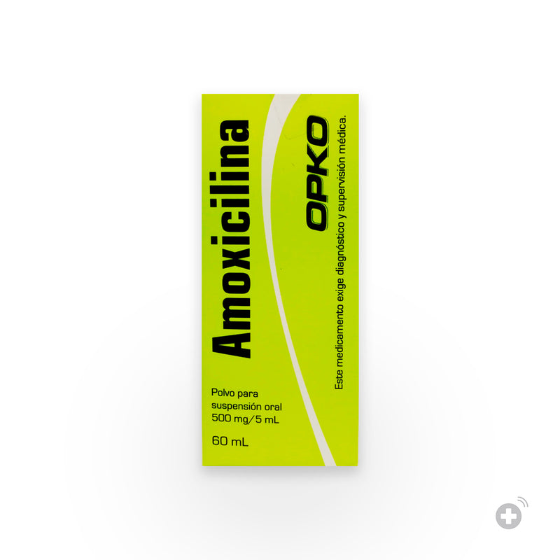 Amoxicilina 500mg/5ml 60 ml Polvo Para Suspensión Oral