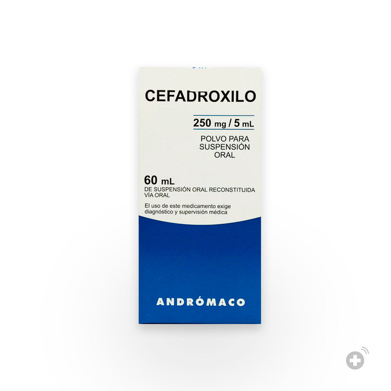 Cefadroxilo 250mg/5ml polvo para suspensión oral 60ml