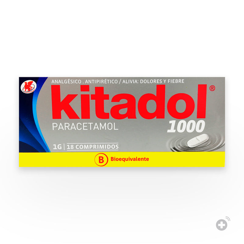 Kitadol 1000mg 18 Comprimidos